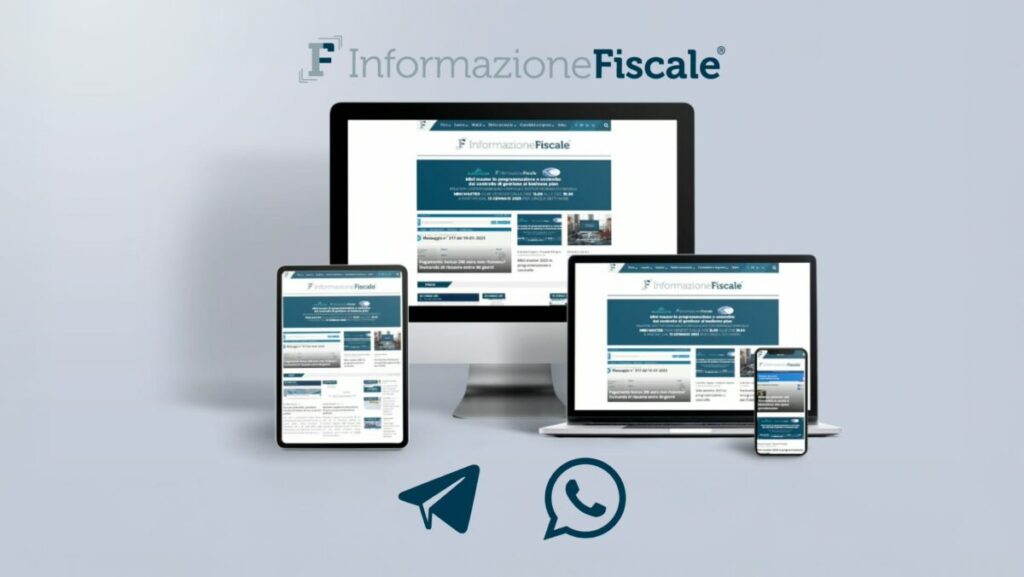 Informazione Fiscale apre ai canali Telegram e WhatsApp: più aggiornamenti, più vicinanza ai lettori Informazione Fiscale apre ai canali Telegram e WhatsApp: più aggiornamenti, più vicinanza ai lettori